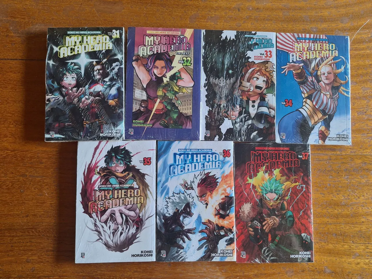 Mangá My Hero Academia - Volumes 31 a 37