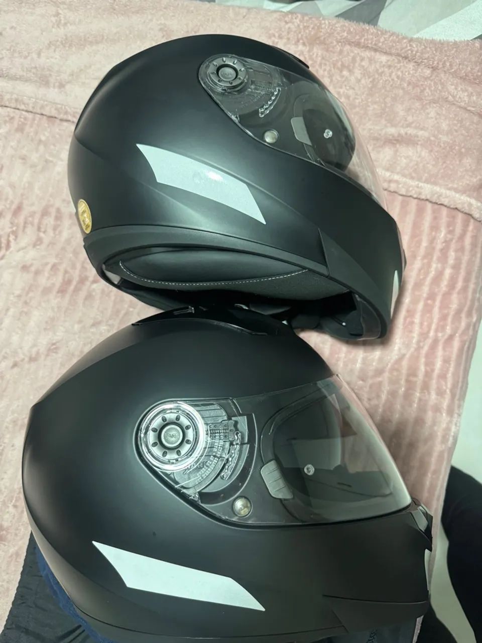 Capacete de Moto Shark Preto Fosco - Foto 6