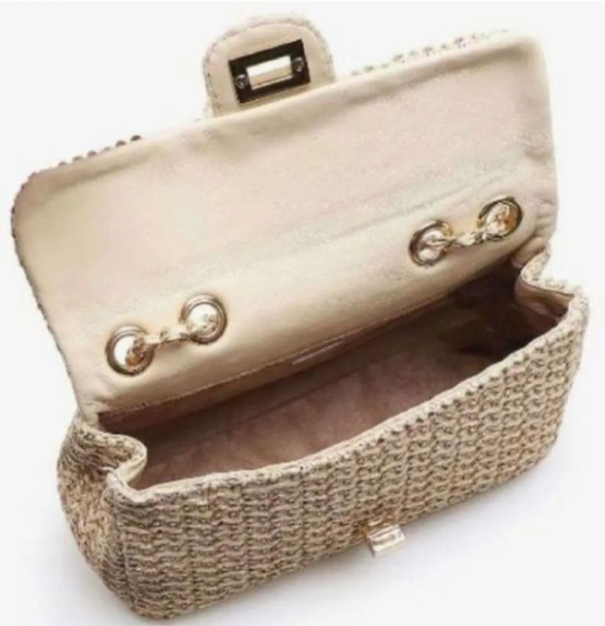 Bolsa off white 100% couro Corello  - Foto 2