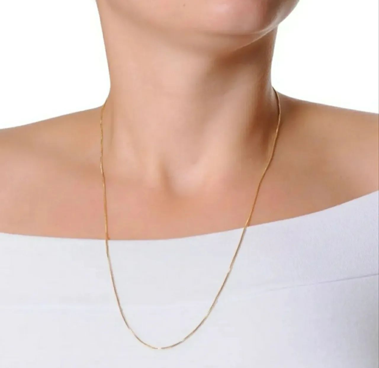 Corrente Banhada A Ouro 18K 60cm  - Foto 3