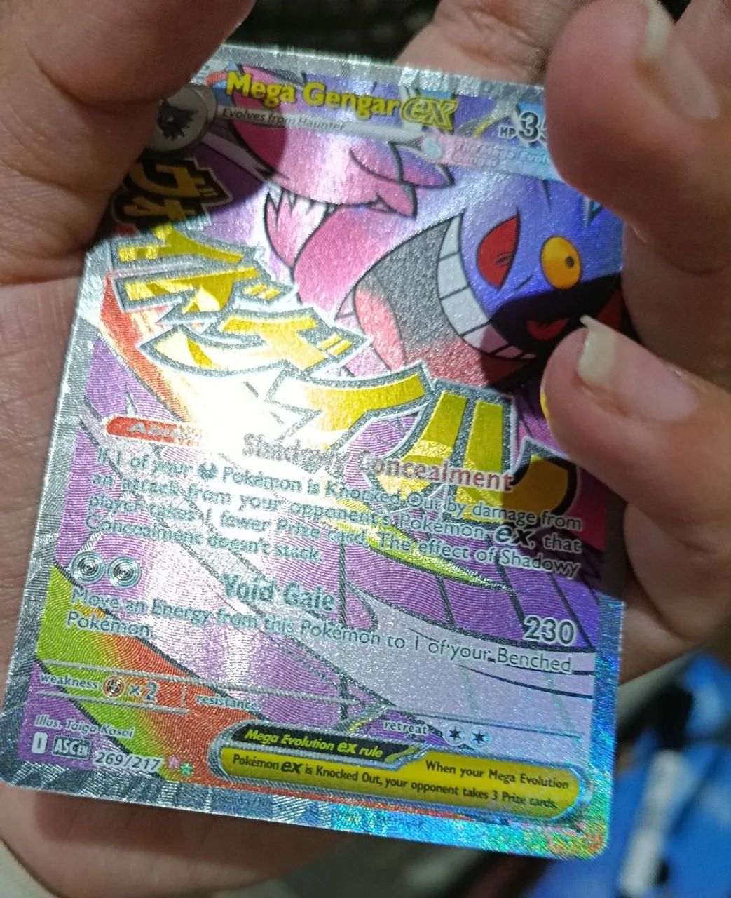 Mega Gengar Ex SAR NM (269/217) Inglês  - Foto 5
