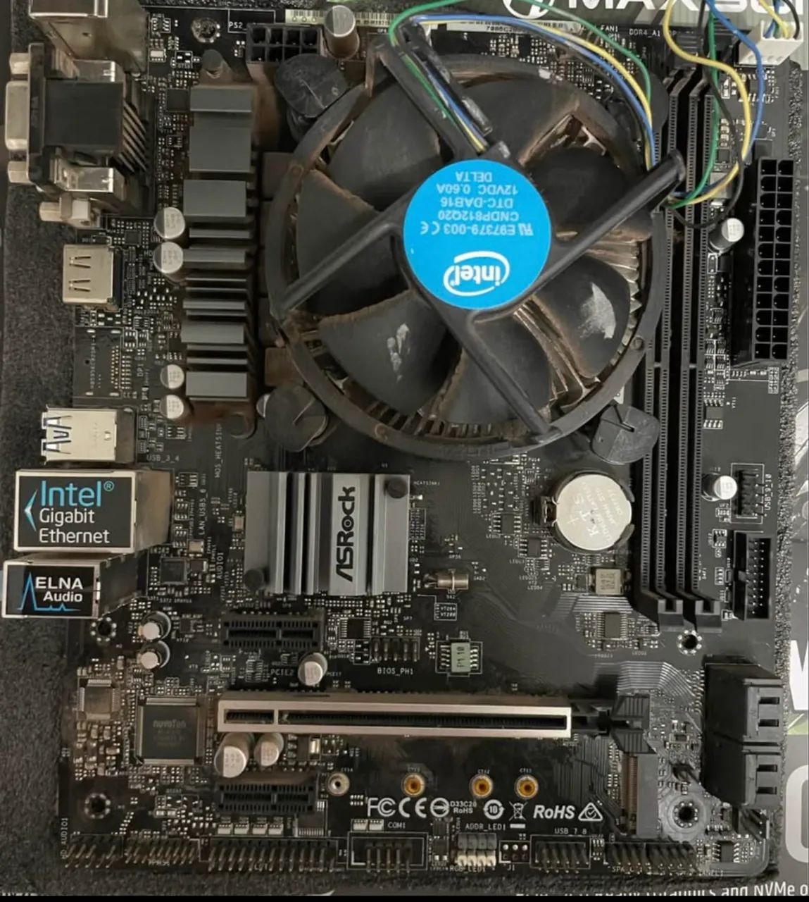 Processador Intel Core i3 8100 + Placa mãe ASRock H310M-G/M.2