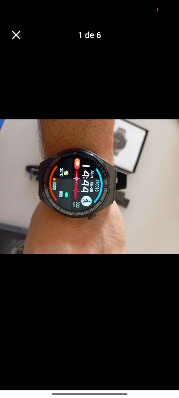 RELÓGIO SMARTWATCH XH4 MAX PRETO 