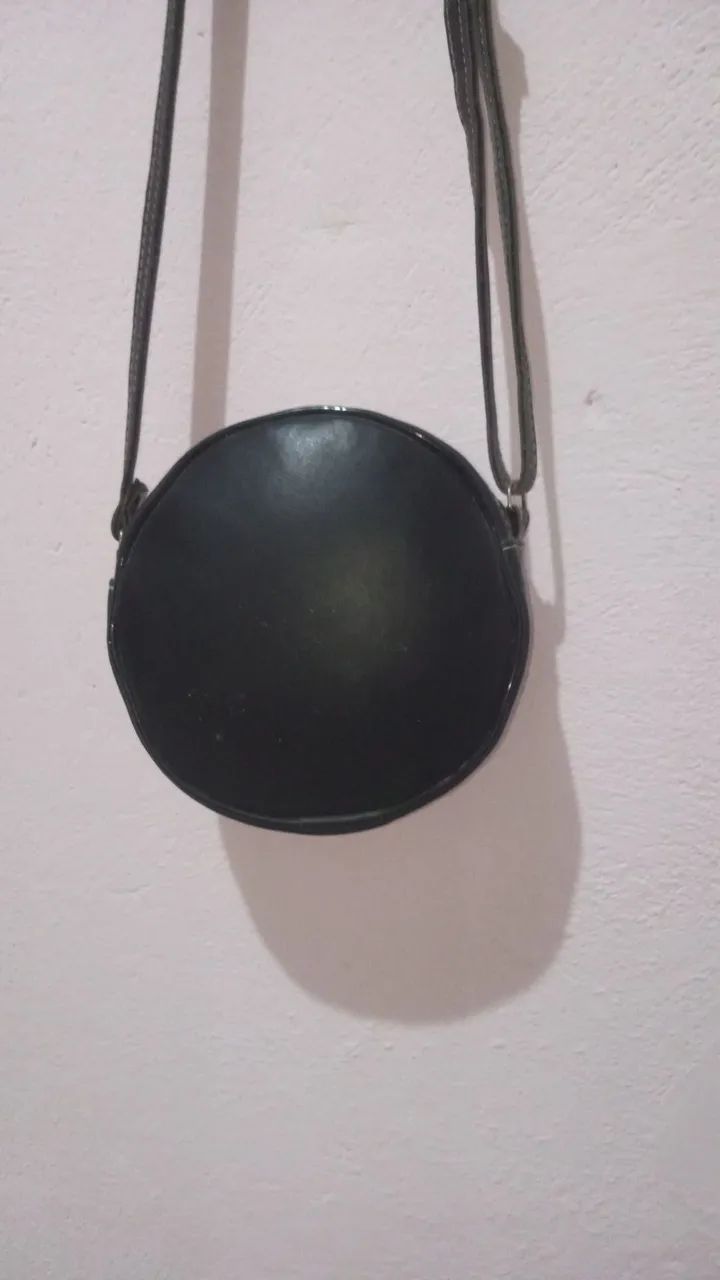 Bolsa Preta Transversal Feminina  - Foto 5