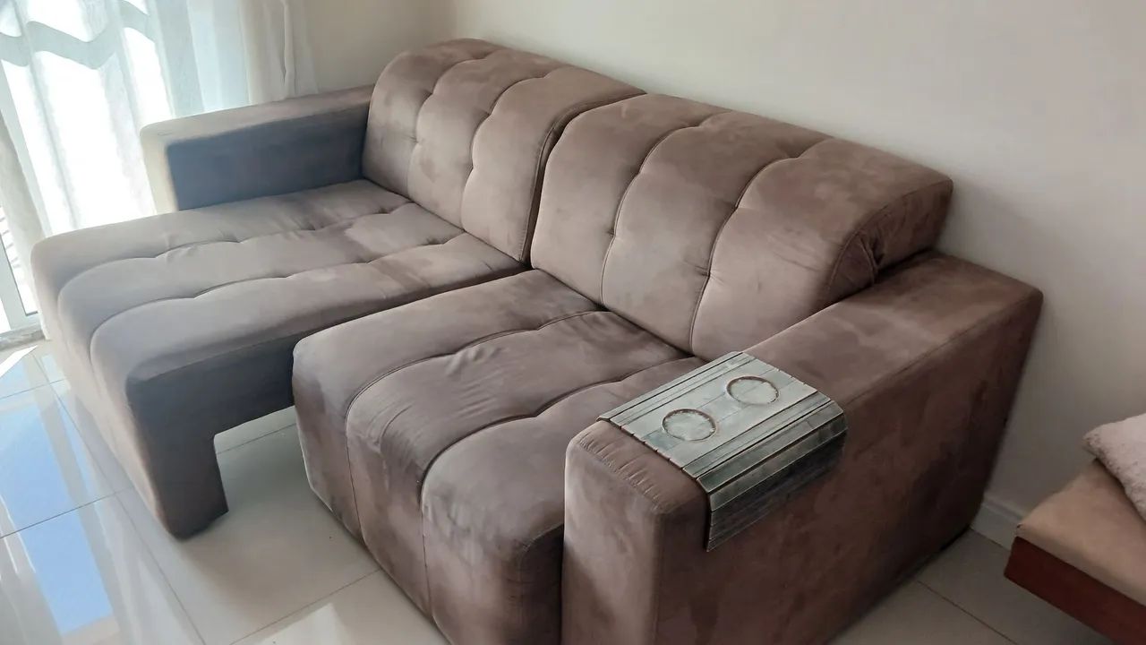 Sofá Etna Retrátil e Reclinável