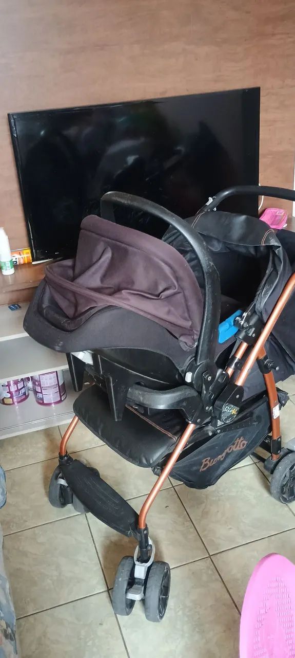 Carrinho de bebê + bebe conforto  - Foto 3