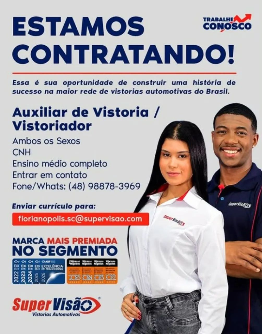 Auxiliar de Vistoria / Vistoriador