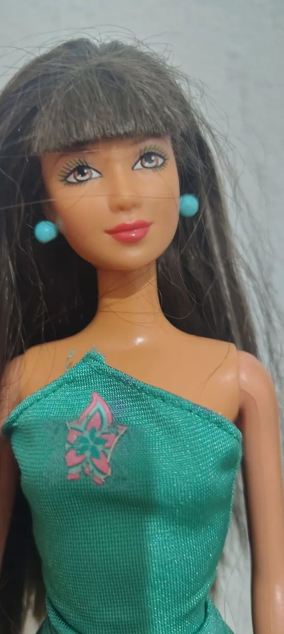 Boneca Barbie Morena Mattel 