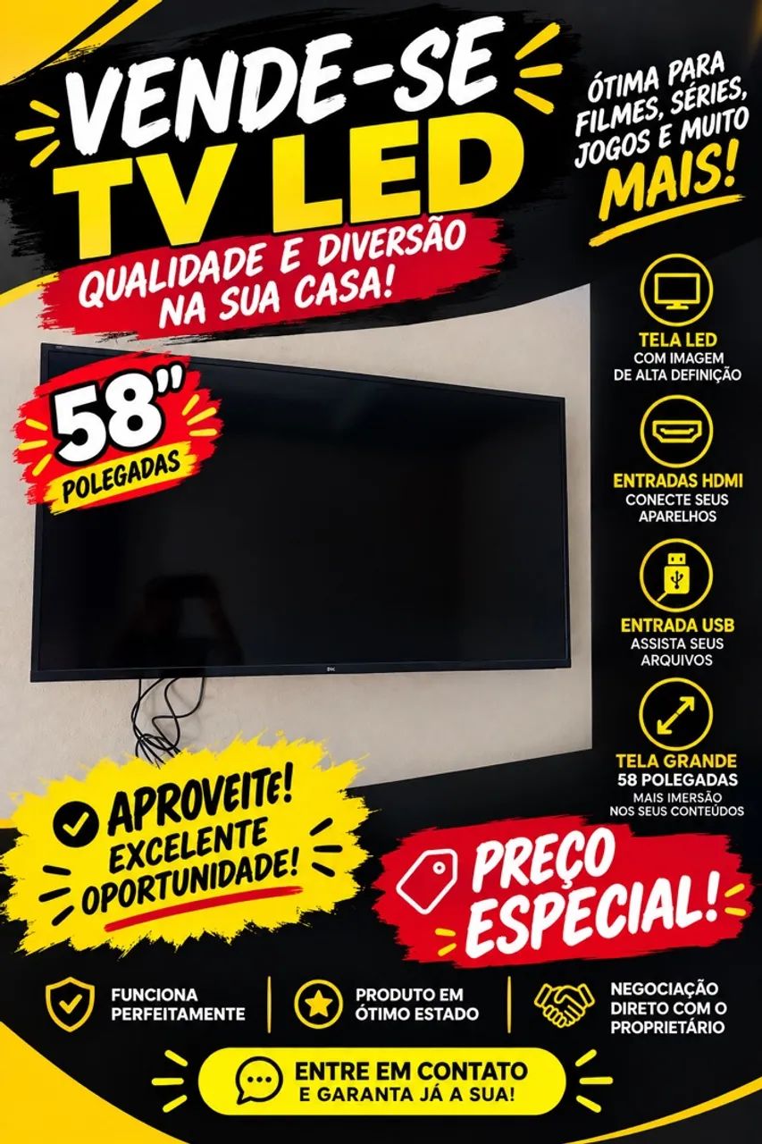 TV 58 POLEGADAS