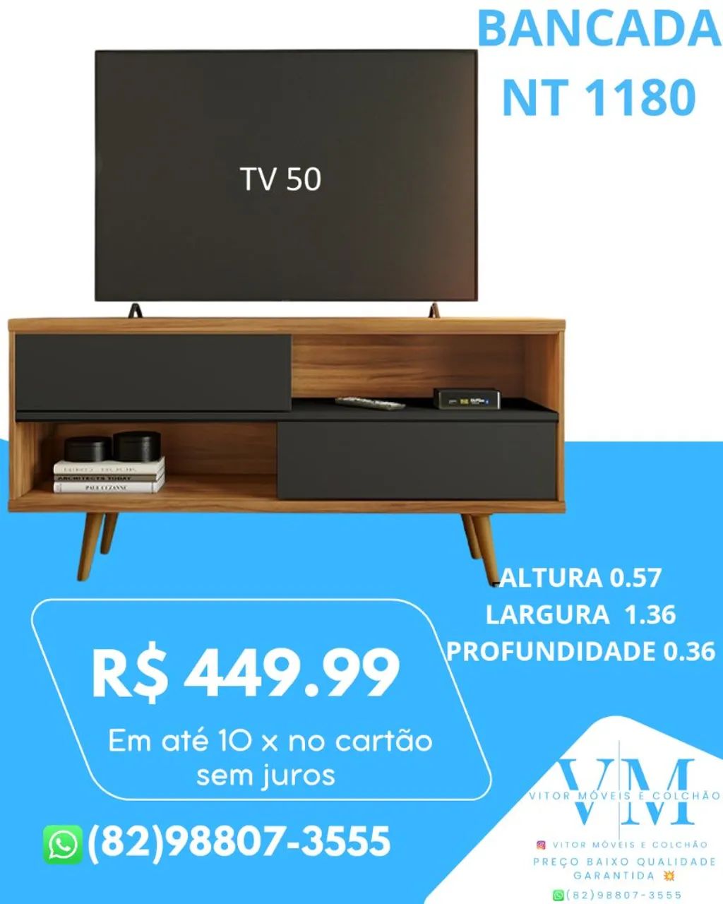 PROMOÇÃO DE RACK E PAINEL APARTI DE  - Foto 3