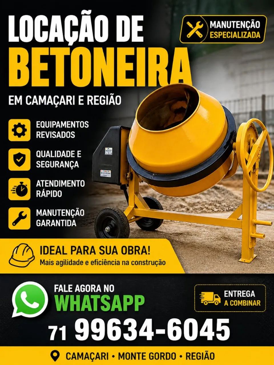 Manutenção e locação 