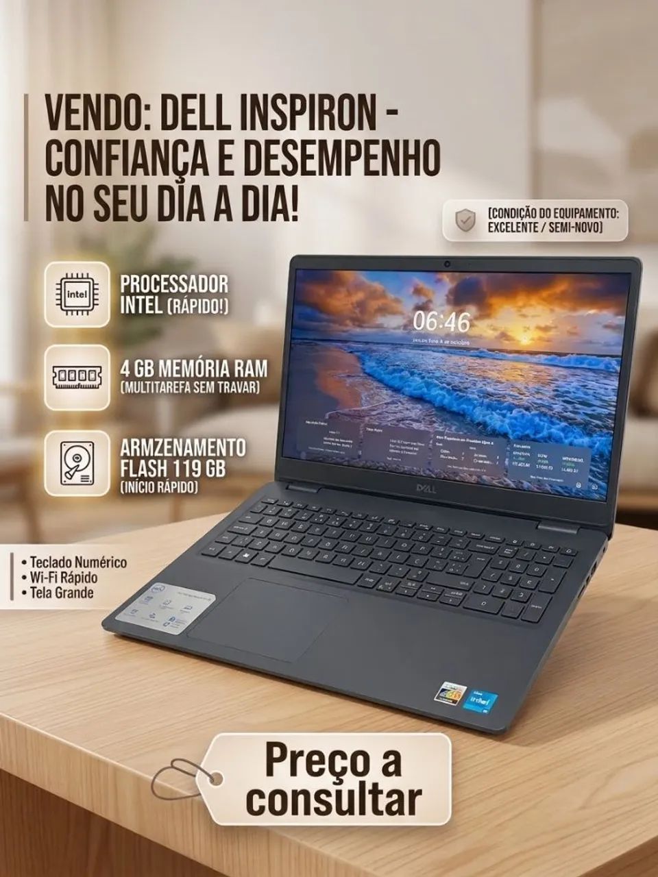 Vende-se Notebook Dell 