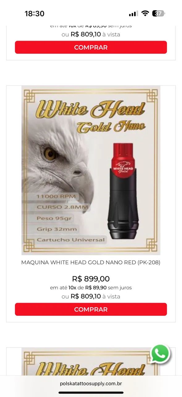 Vendo uma máquina de Tattoo pen 
