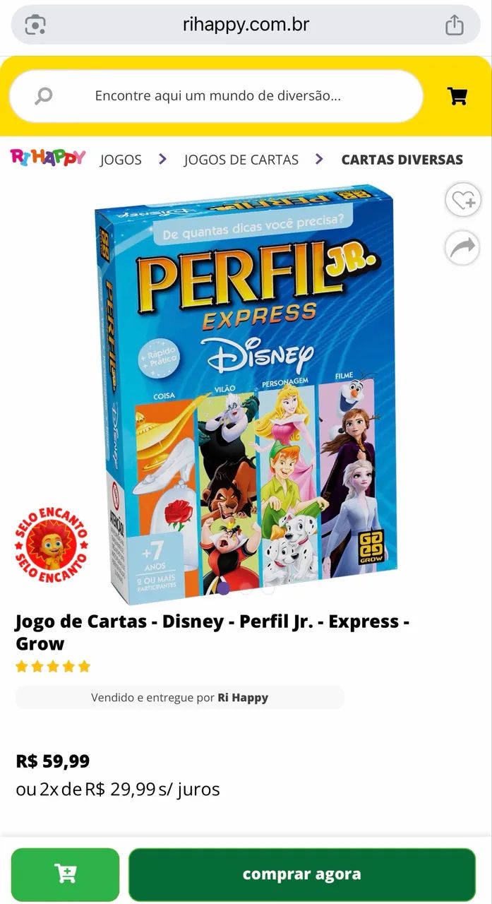 Perfil Express Disney