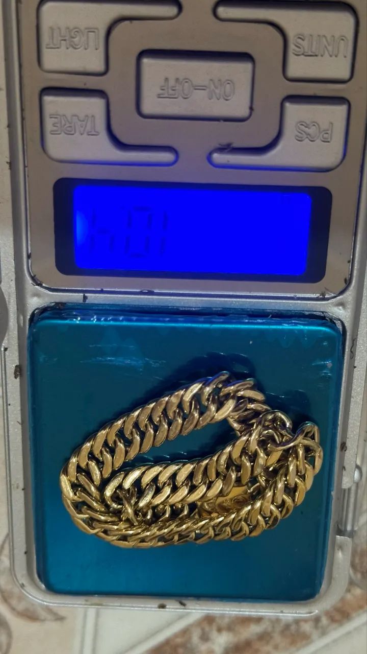 Pulseira de Ouro 18K ,10 gramas/ peça de joalheria. - Foto 3
