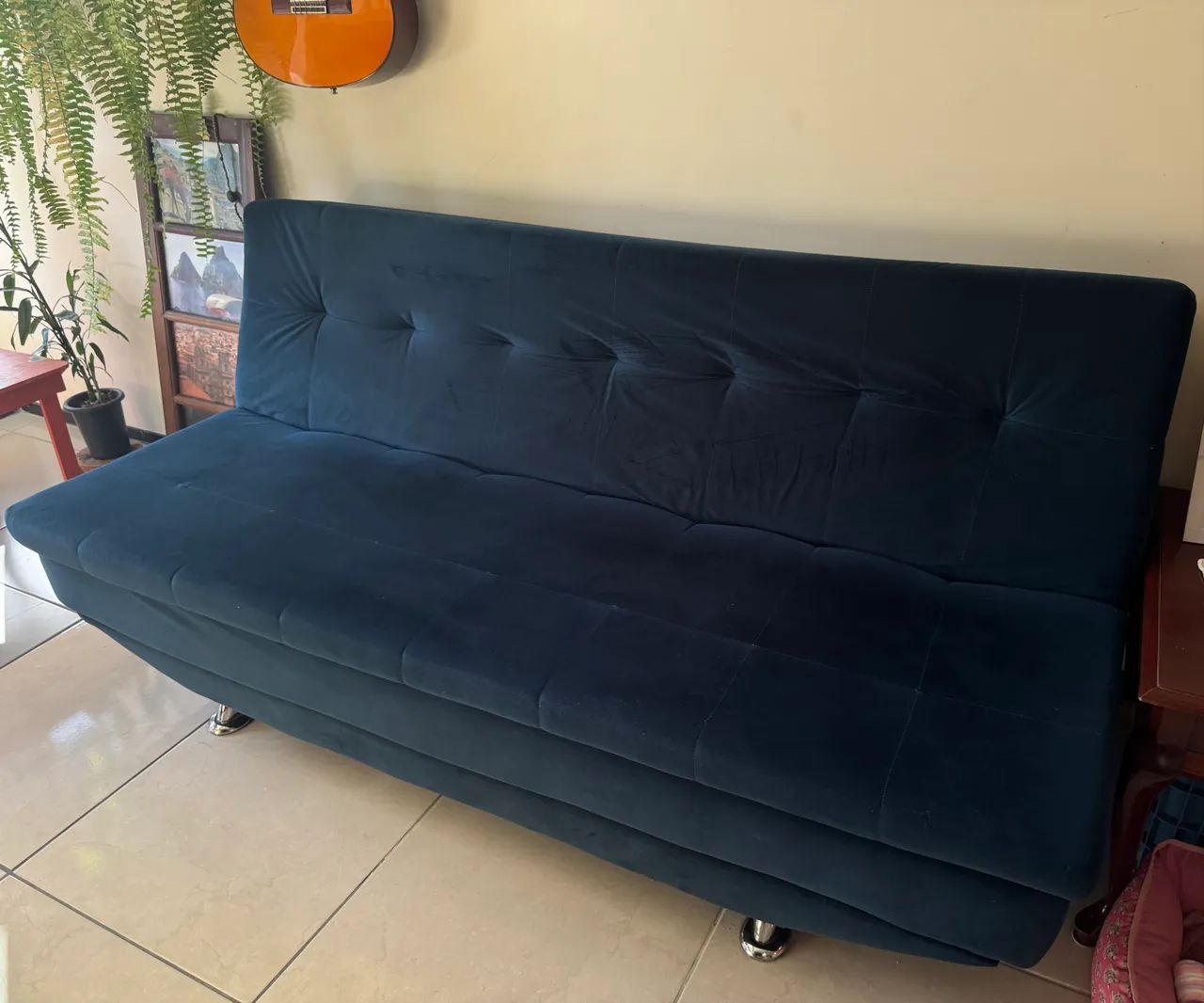 SOFÁ CAMA 1,90cm. EM ÓTIMO ESTADO - Foto 2