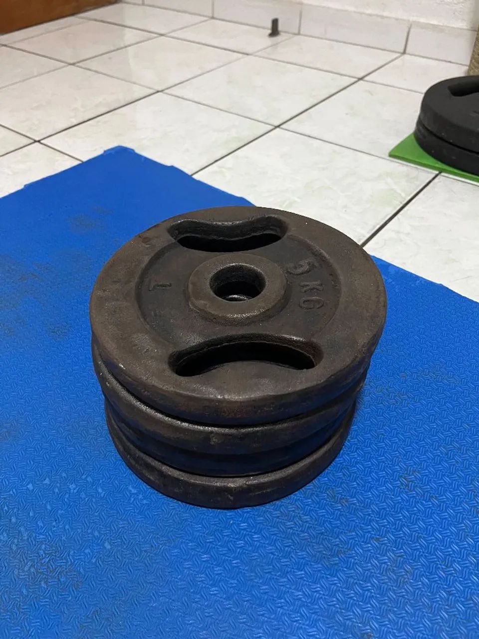 4 anilhas de 5kg - Foto 3