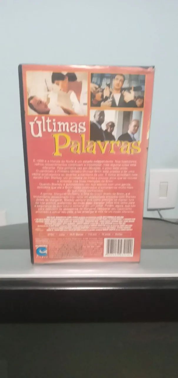 Últimas palavras Vhs original  - Foto 3