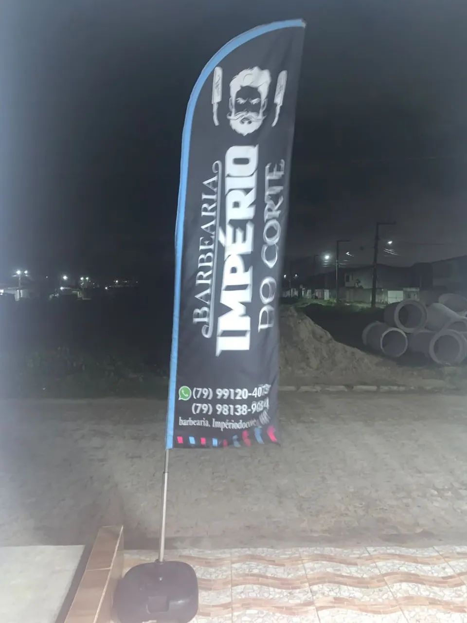 Banner Wind 2,5m Completo - Perfeito Estado - Foto 2