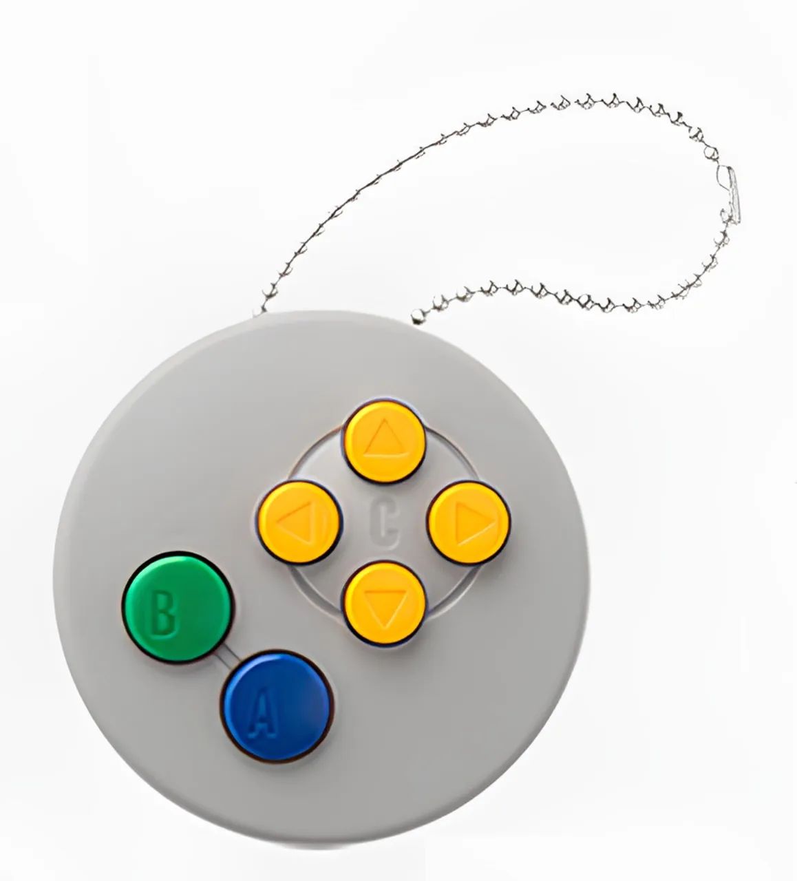 Nintendo Capsule Toy Controller Button Vol.2 Key Chain Japan - N64 Botões 