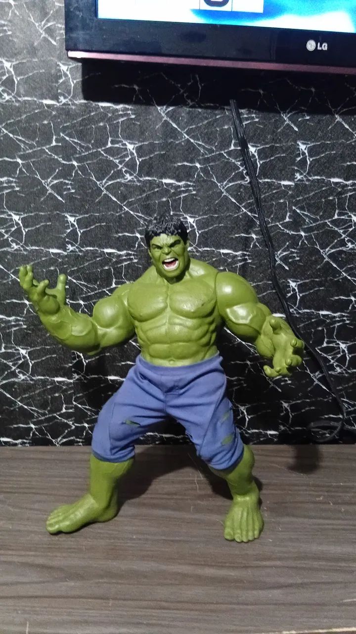 BONECO HULK ULTIMATO MARCA MIMO ORIGINAL TOP DE LINHA - Foto 3