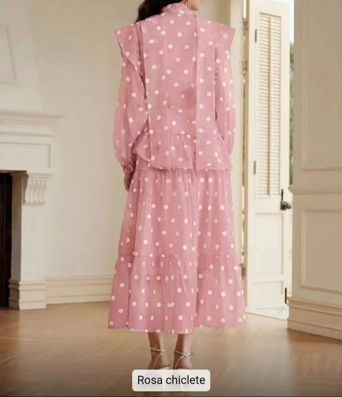 Conjunto de saia rosa  - Foto 3