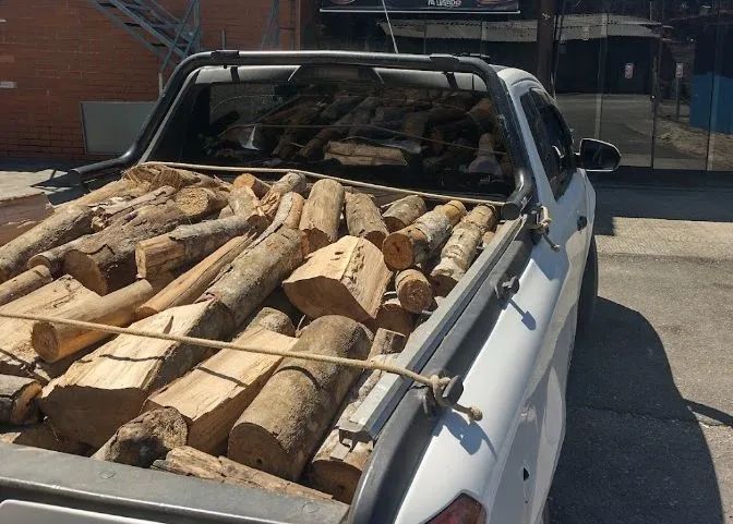 Vendo lenha seca bracatinga e eucalipto  - Foto 4