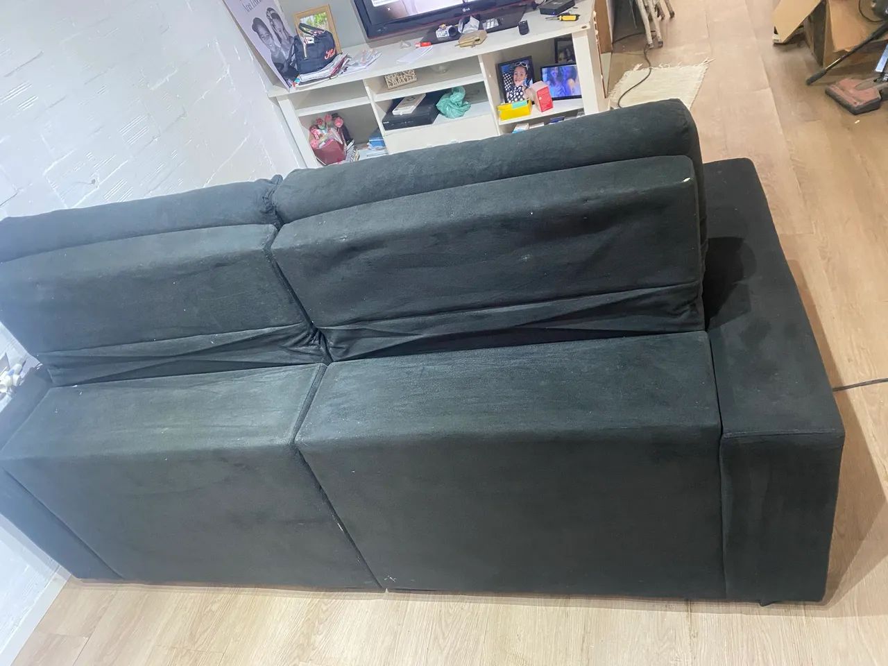 Sofá   Excelente estado preto - Foto 2