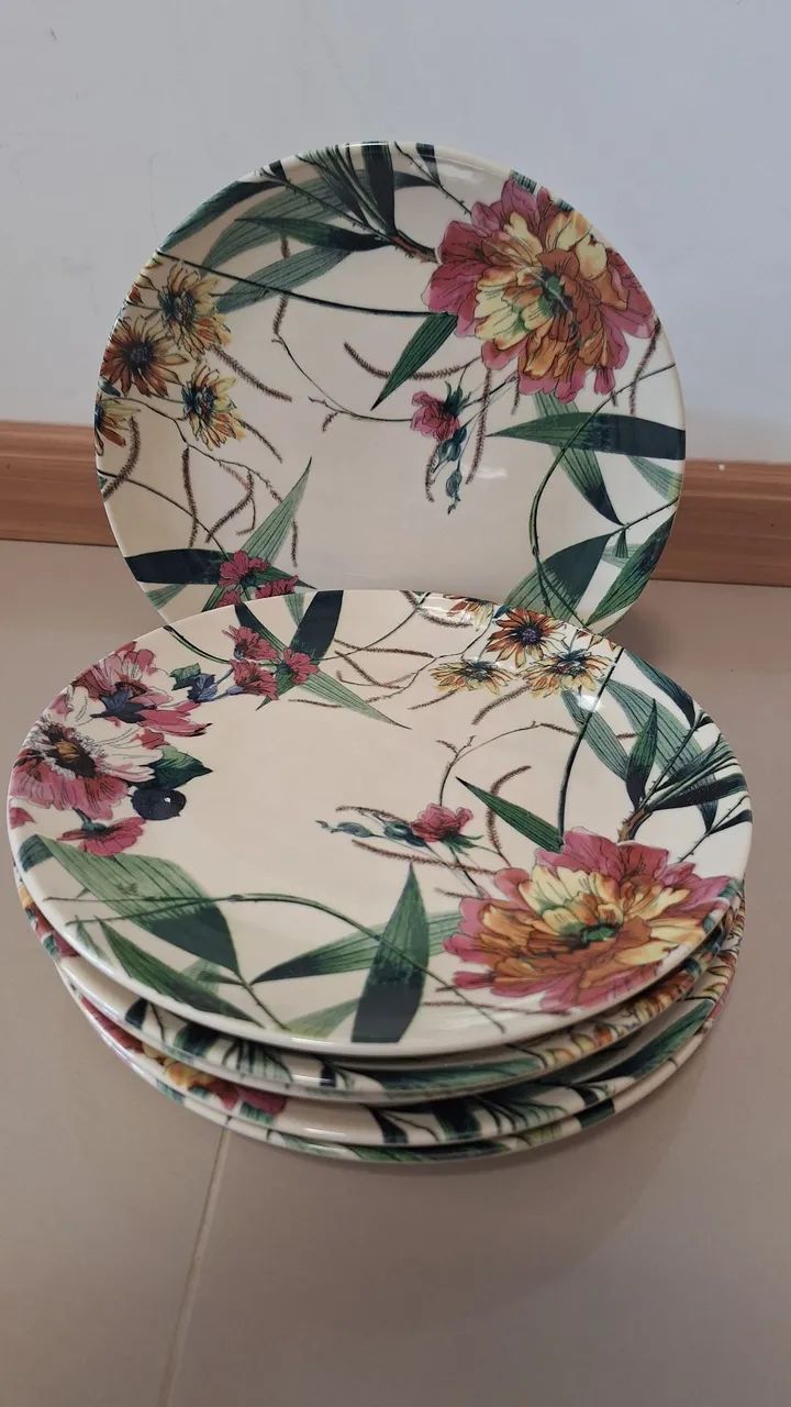 Conjunto de pratos Porto Brasil Ø27,5cm