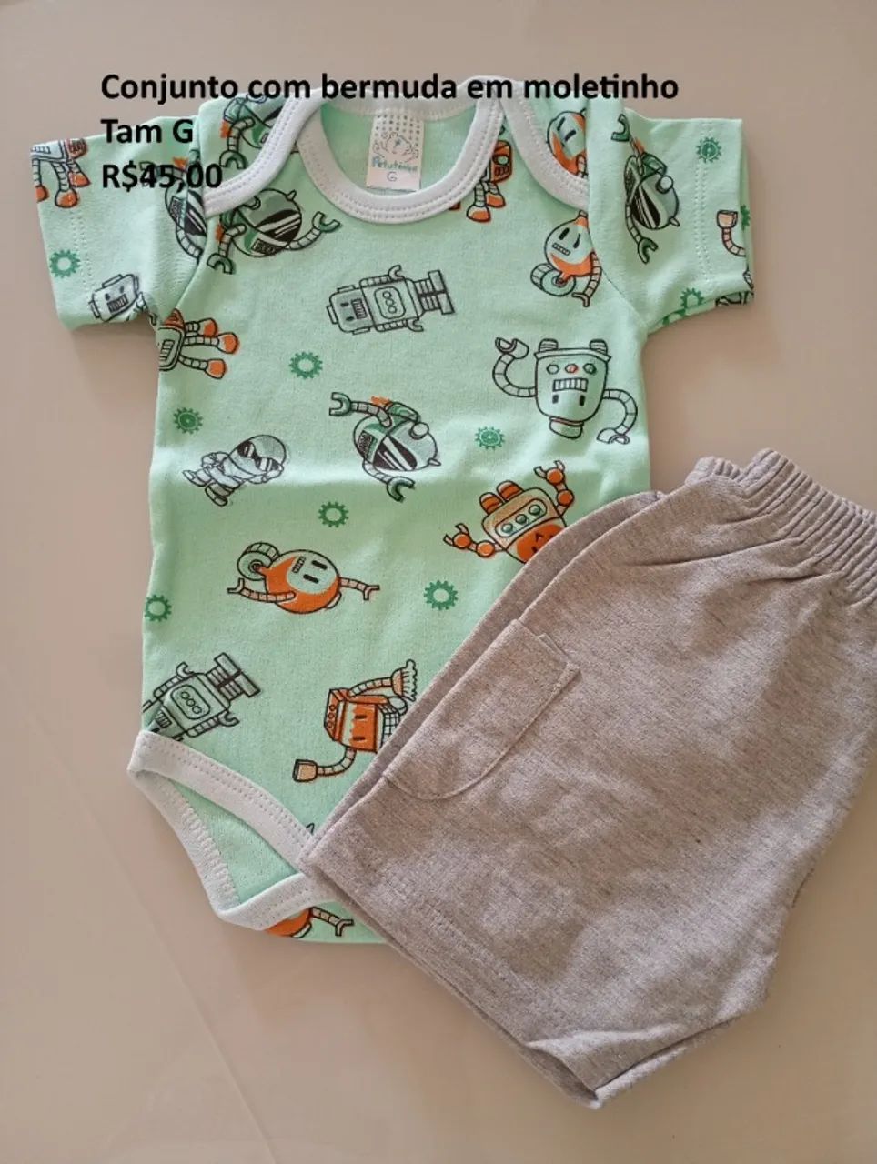 Conjunto para bebe Tam P,M e G - Foto 3