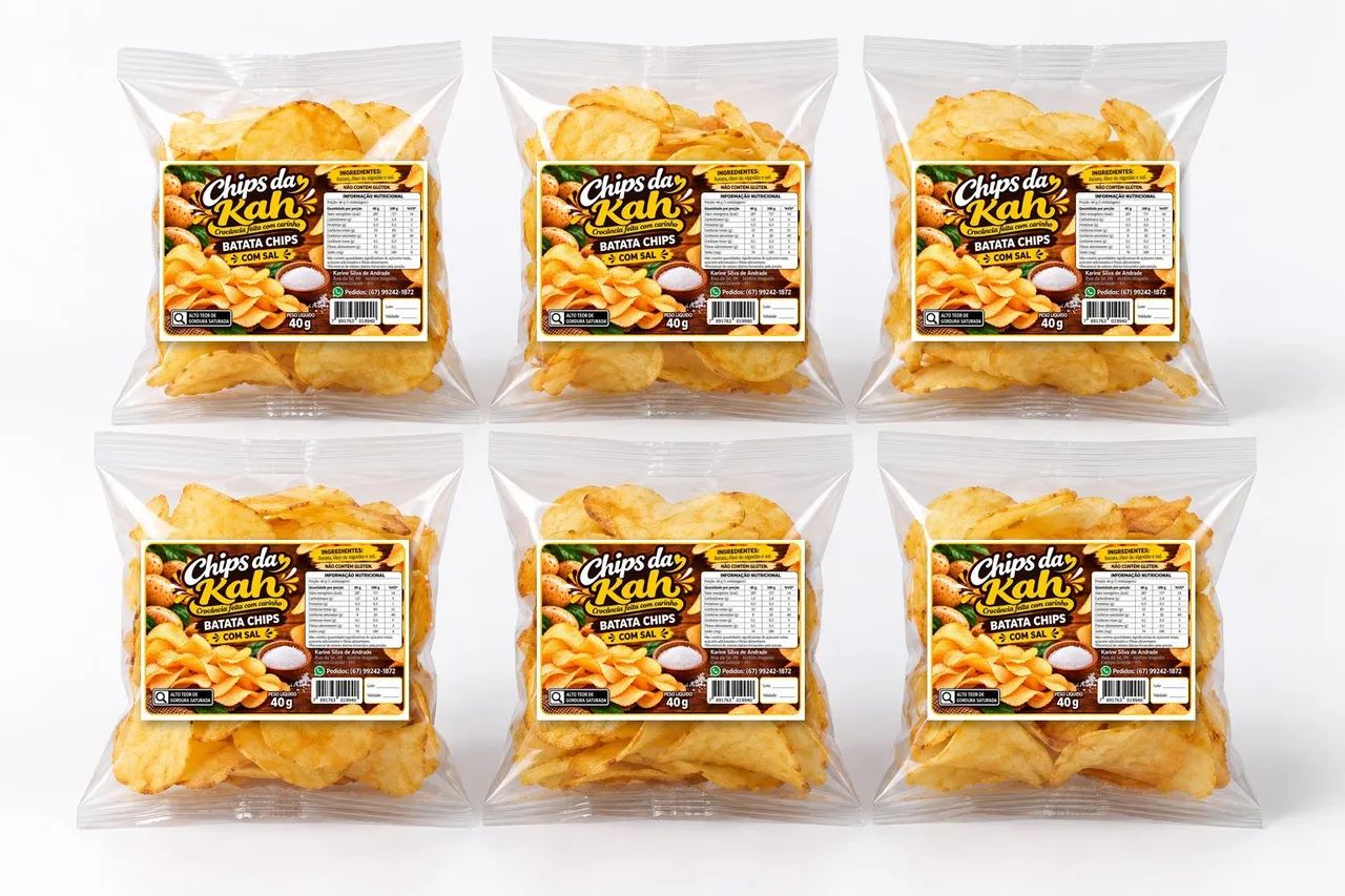 BATATA CHIPS ARTESANAL CROCANTE  - Foto 5