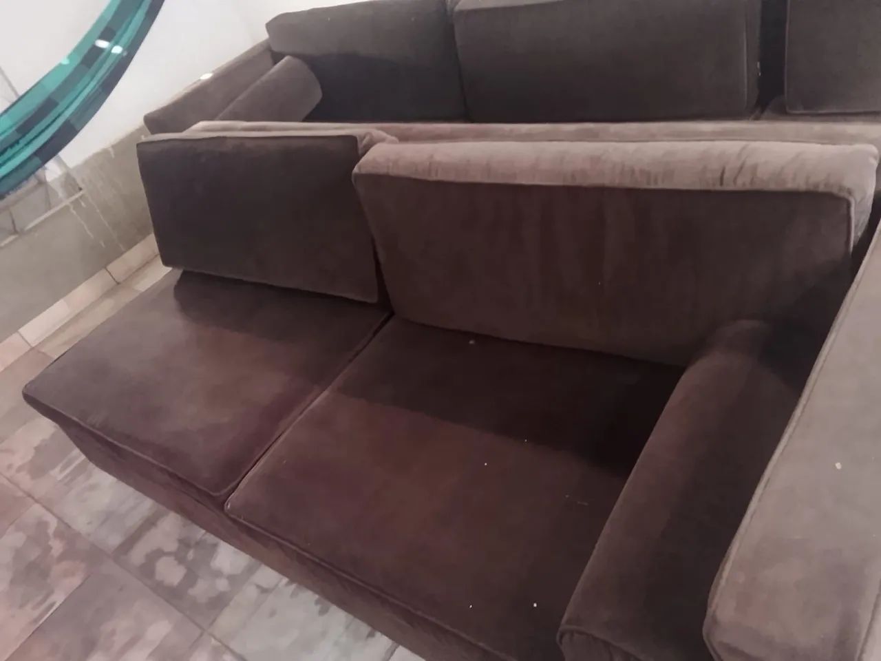 VENDO SOFÁ DE CANTO 2/3 LUGARES - Foto 2