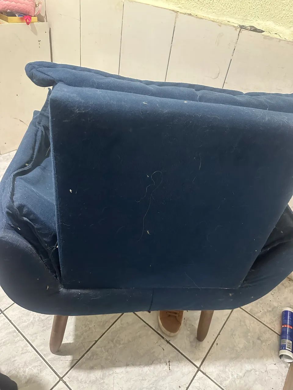 Duas Poltronas Decorativas Opala - Azul | Excelente Estado - Foto 4