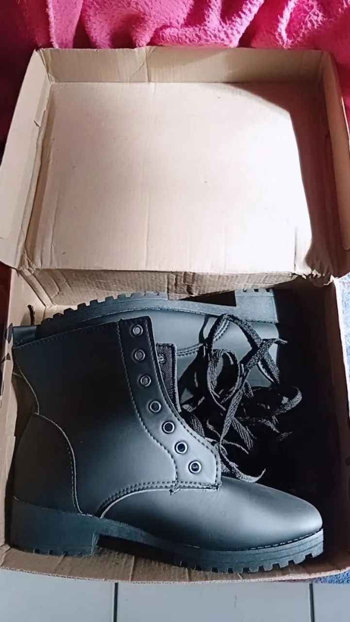 Bota de couro