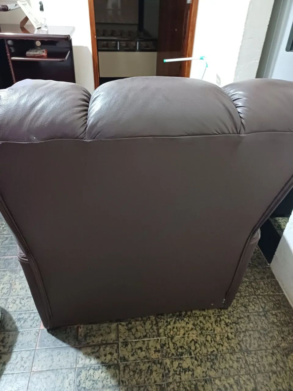 Poltrona probel corino cor marrom - Foto 2
