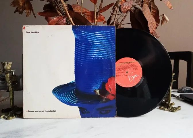 lp vinil - boy george - tense nervous headache (1988)