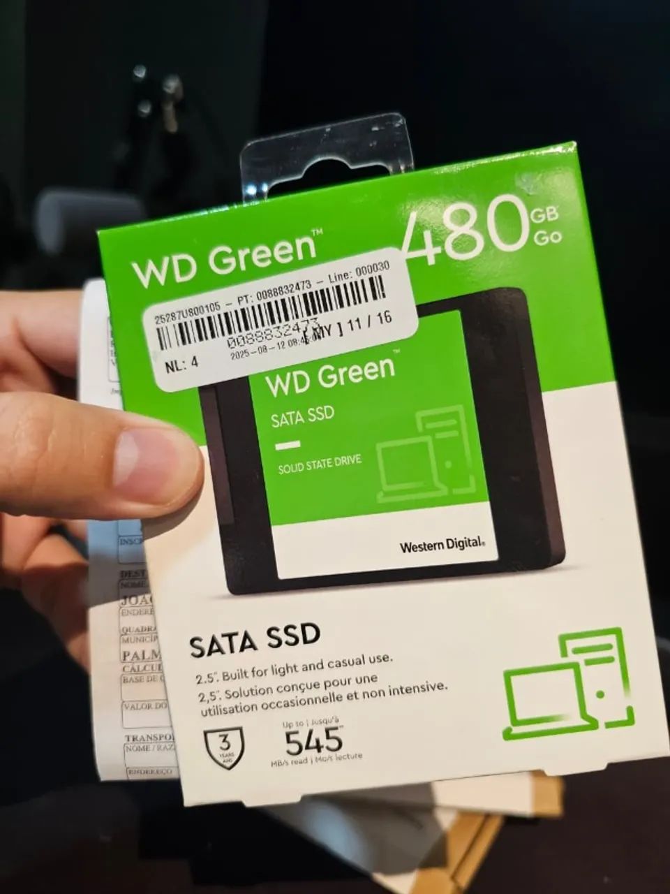 SSD WD Green - 480GB - SATA III [Lacrado]