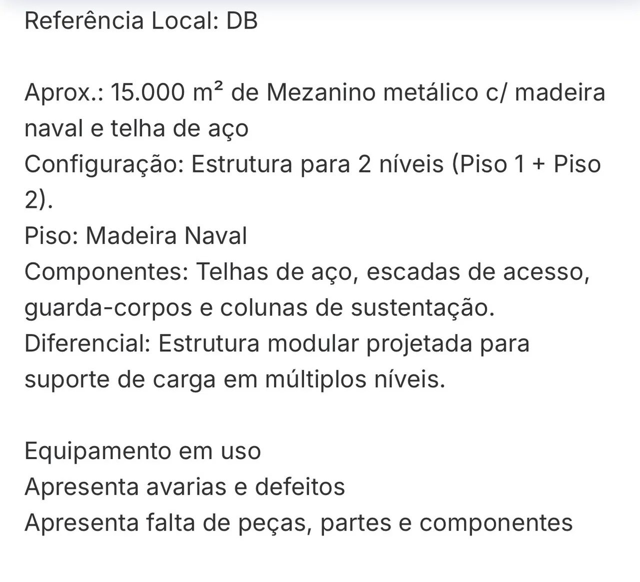 ESTRUTURA METALICA COMPLETA PARA MONTAGEM DE MEZANINO METÁLICO - Foto 5