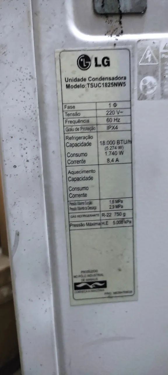 AR Split LG 2 unidades 18000 e 9000BTUs - Foto 3