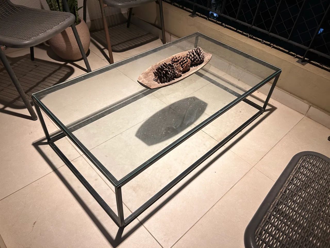 Mesa de centro industrial 