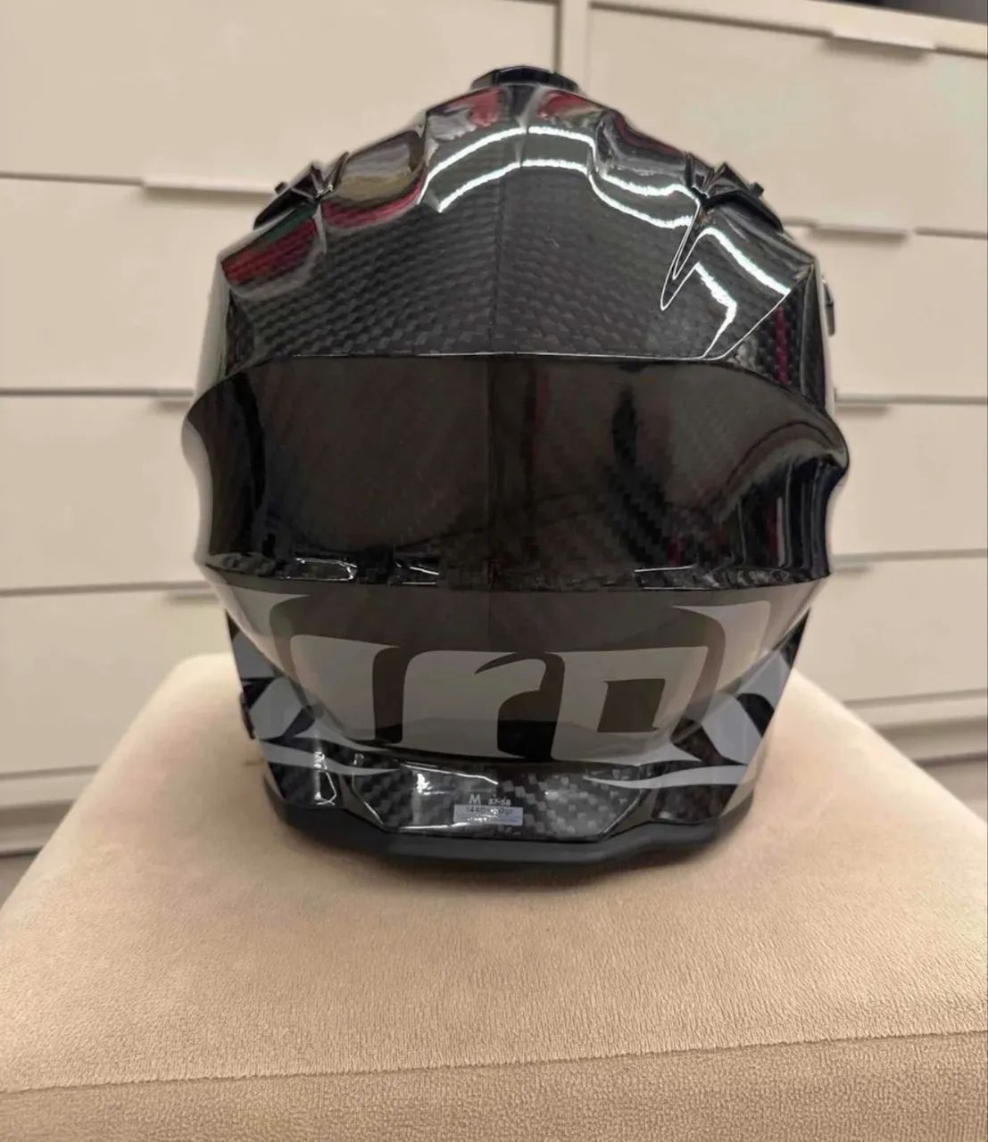 CAPACETE AIROH COMMANDER 2 FULL CARBON - Foto 5