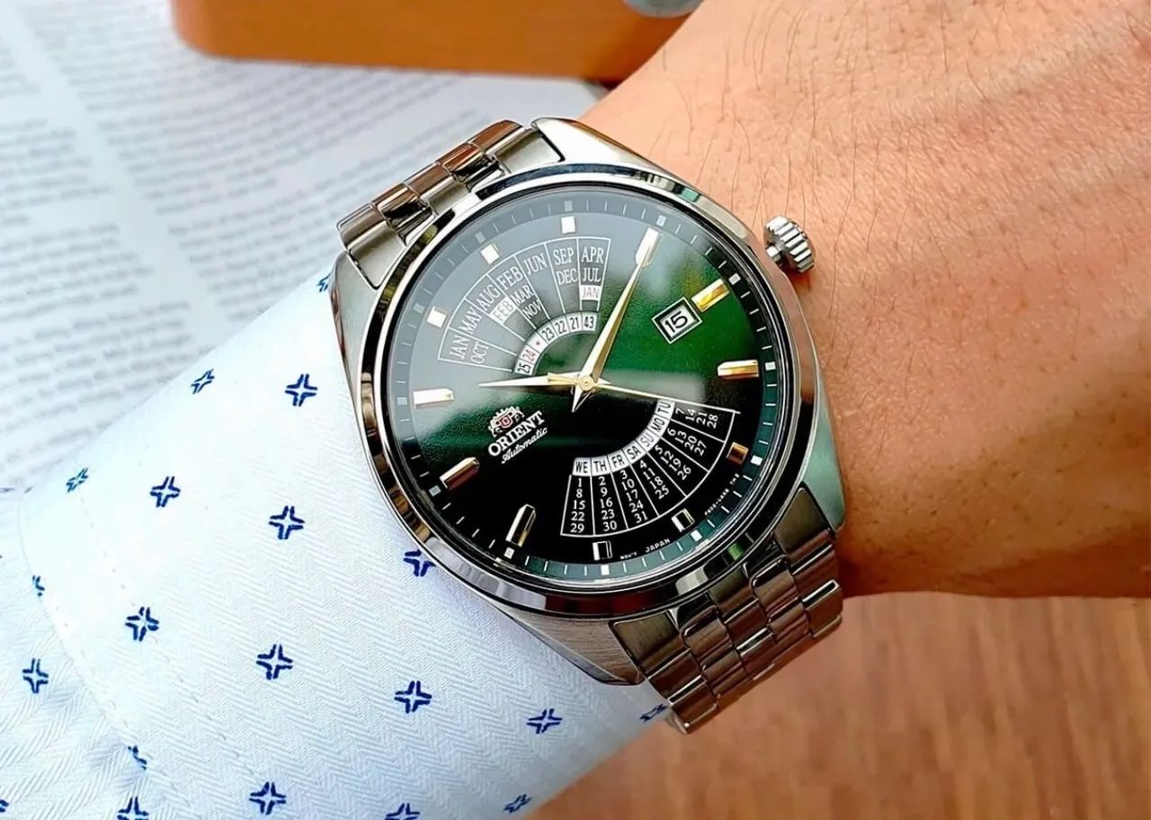 Relógio Orient Automatico Contemporany Mult Year Novo  - Foto 4