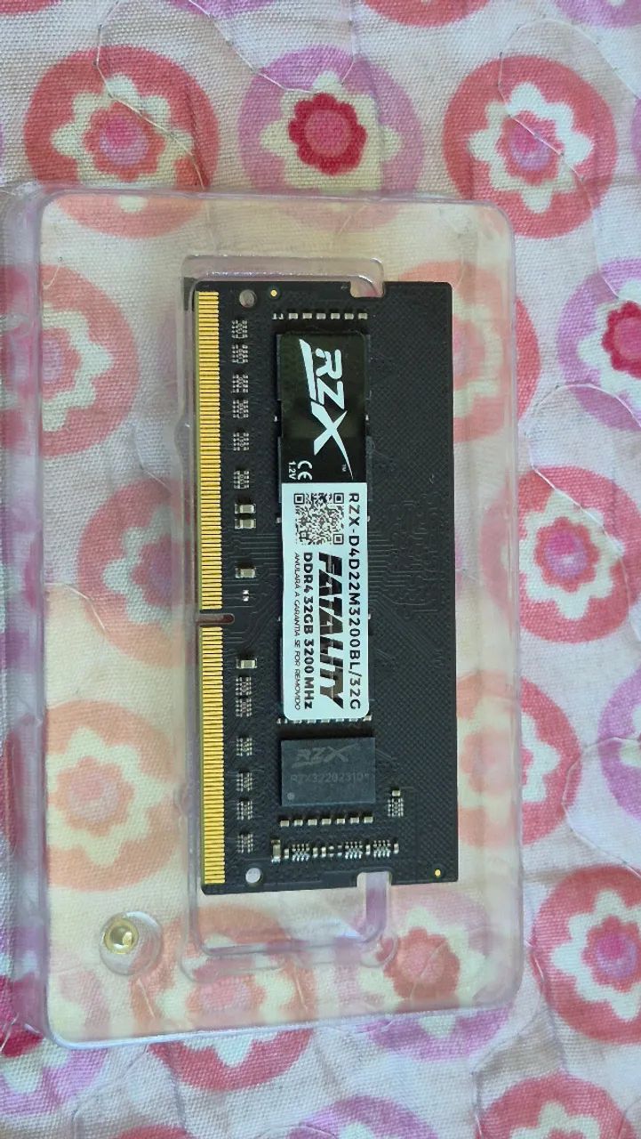 Memória RAM SODIMM 32 GB DDR4 3200 MHz Notebook