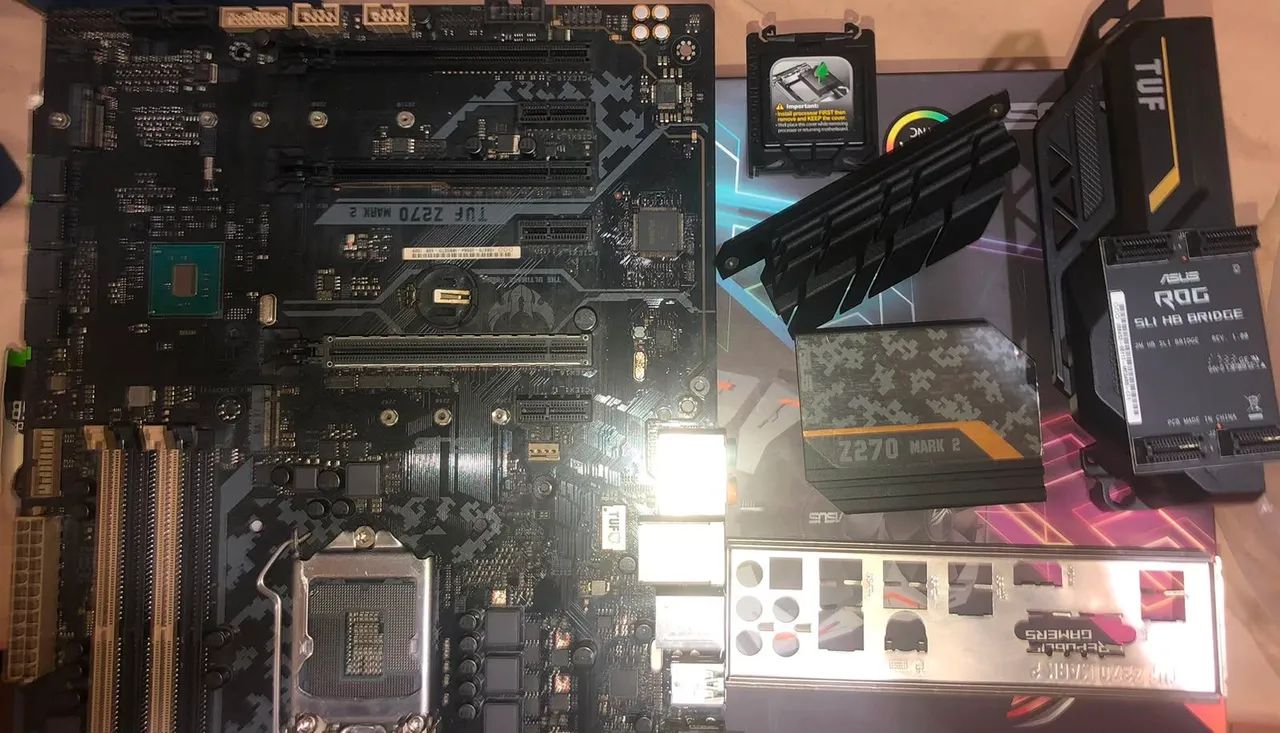 Placa Mãe Asus Tuf Z270 Mark2 (Com Defeito) - Foto 4