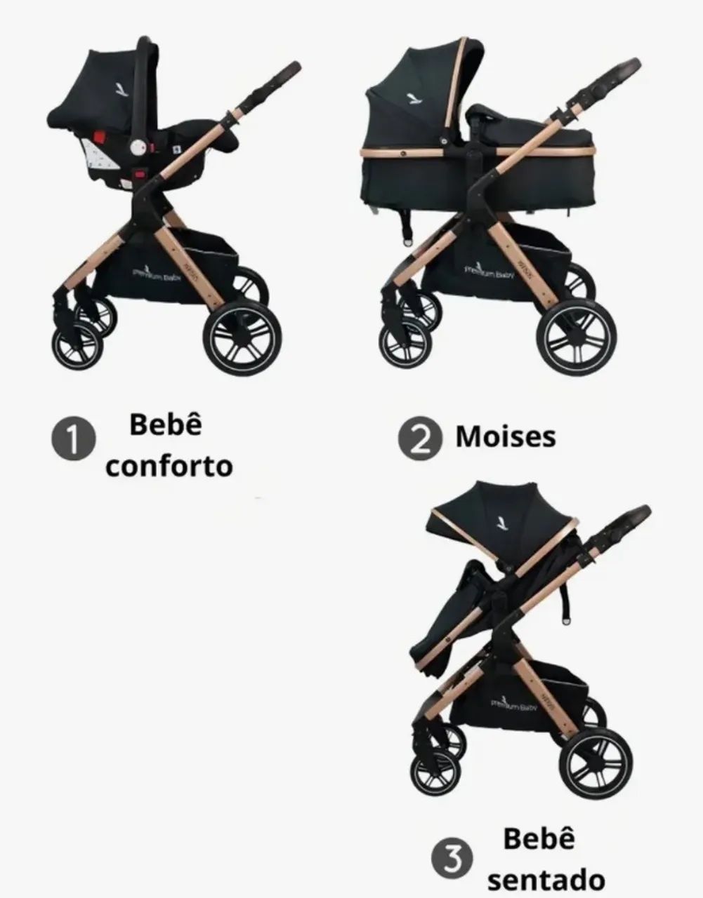 Carrinho de bebê - Foto 2
