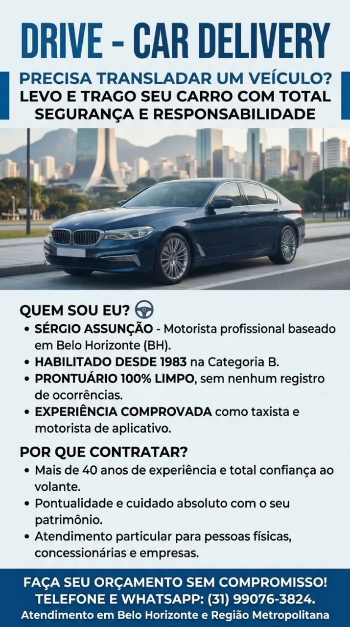 MOTORISTA EXPERIENTE