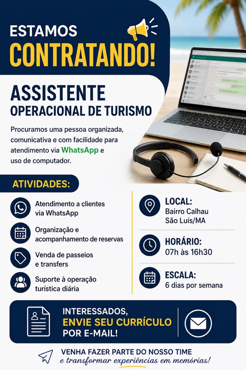 Assistente Operacional de Turismo