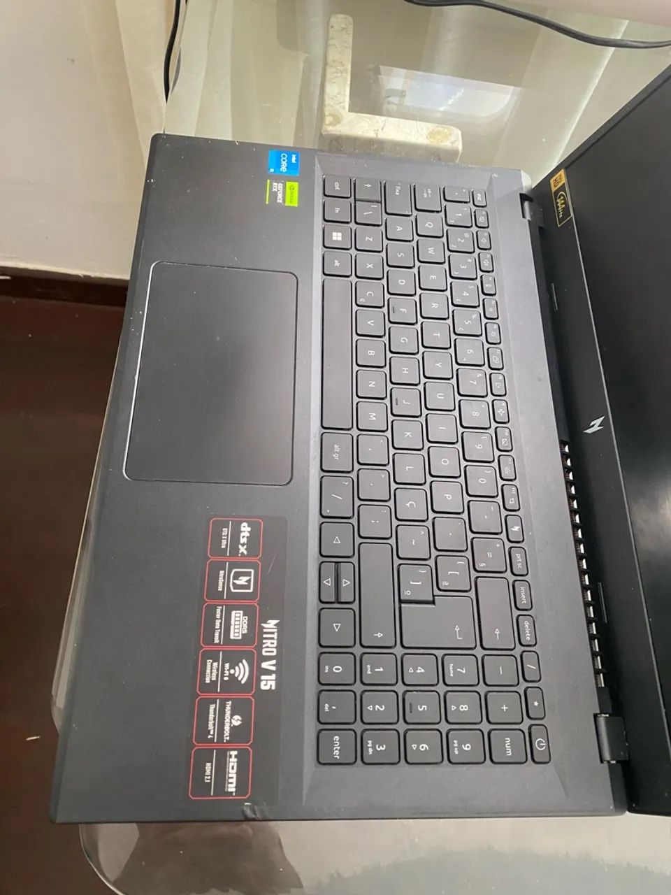 Acer nitro v15 com defeito 