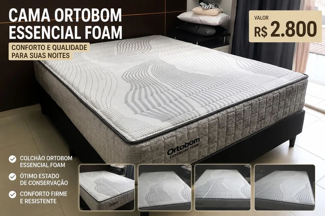 Cama Box Casal Ortobom