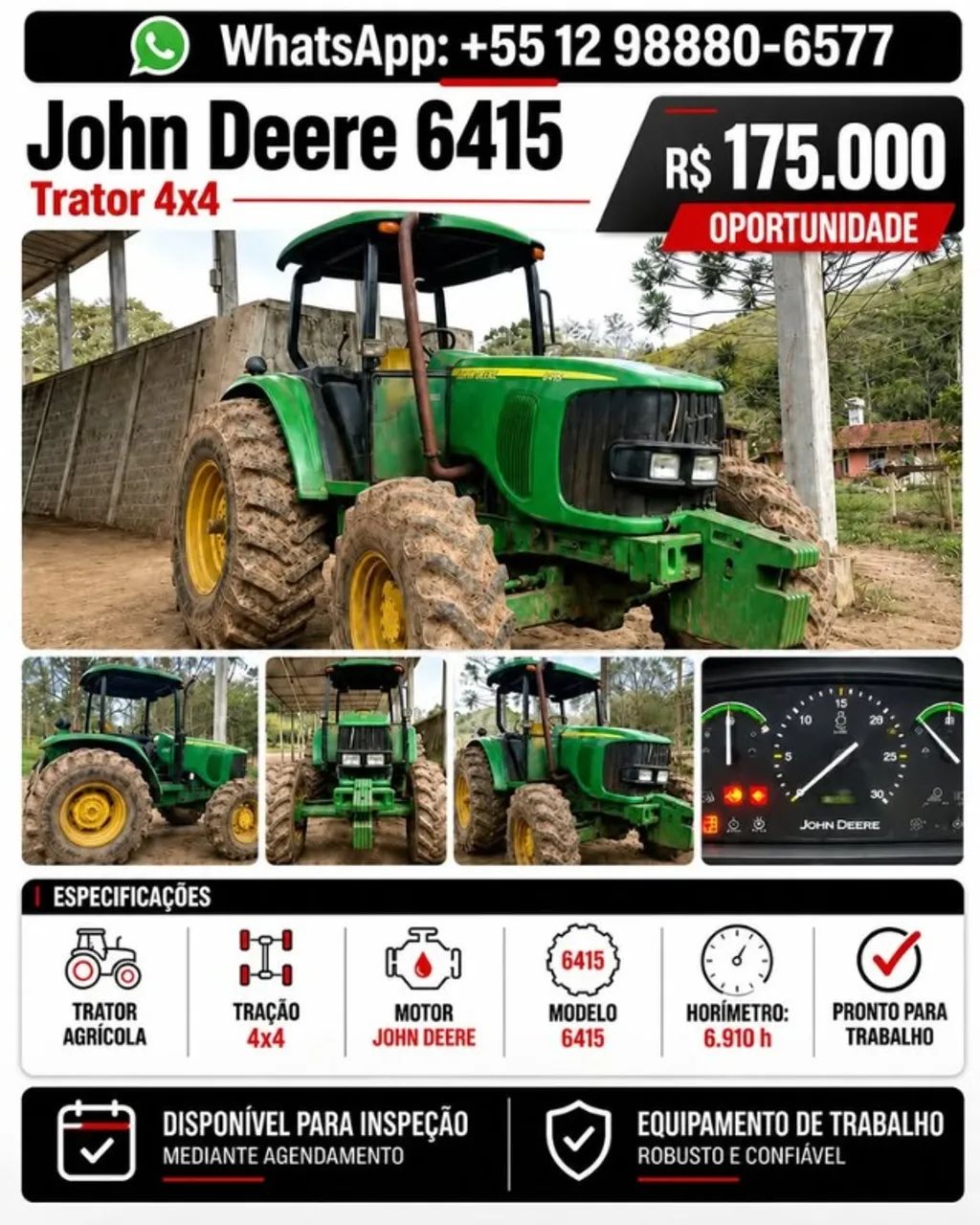 John Deere 6415 4x4 2009
